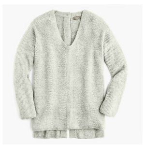 J. Crew Point Sur Open Back Sweater